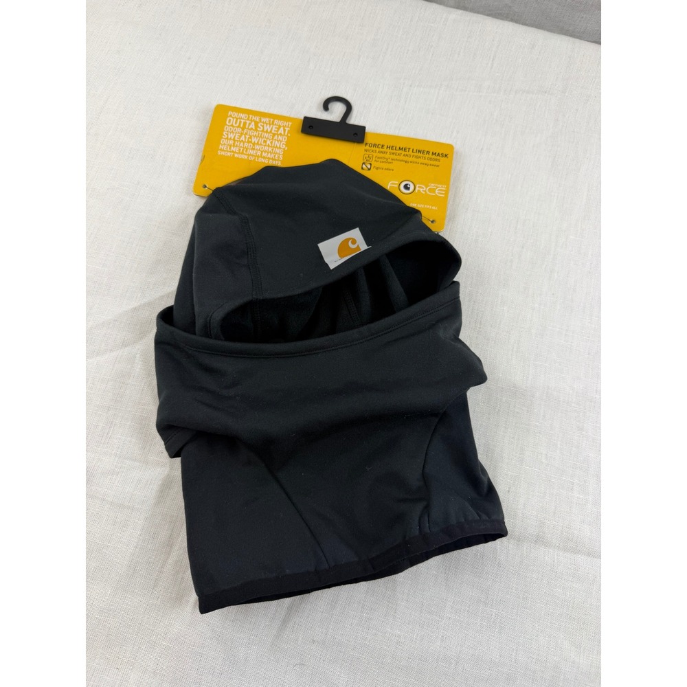 Carhartt Force Helmet Liner Mask Black Balaclava Fleece Winter Ski Snowboard NEW